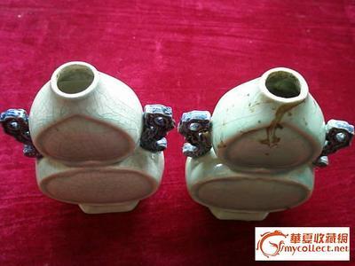 印油盒和扁瓶,来自藏友zyj88888-瓷器-明清-藏品鉴定估价-华夏收藏网